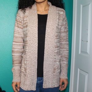 beige cardigan